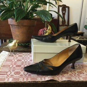 Pancaldi for Diane B Size 10 (euro 41) 100% Italian quality leather, Black